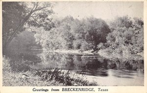 Greetings from - Breckenridge, Texas TX