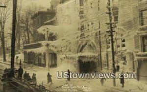 Real Photo, Ruins, Bander Opera House, Jan 15, 1914 - Misc, Maine ME  