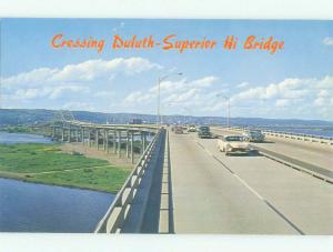 Unused Pre-1980 BRIDGE SCENE Superior Wisconsin Wi & Duluth Minnesota MN HQ8759