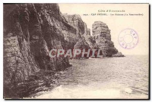 Old Postcard Emerald Coast Cliffs Cap Frehel