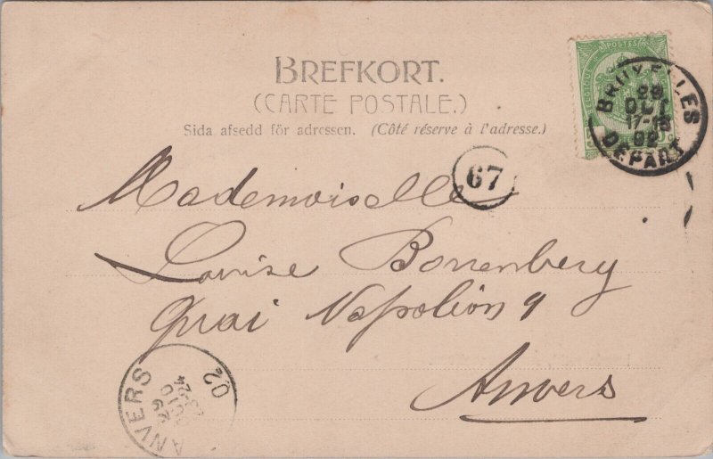 Sweden Lunde Redd Angermanelfven Vintage Postcard C212