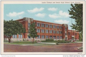 Junior College and Senior High School Pratt Kansas Curteich