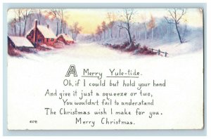 c.1910 Lovely Christmas Poems Lot Of 6 Postcards Vintage Postcard P51