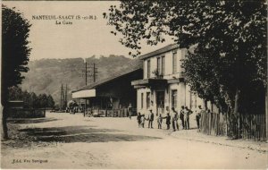 CPA NANTEUIL-SAACY La Gare 924930