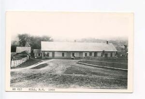Hill NH Railroad Station Depot RPPC Postcard