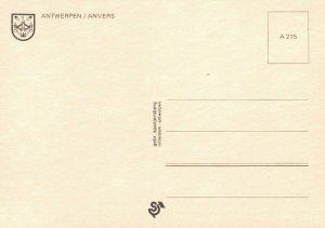 Scheldt Belgium, Anvers Antwerp Historical Buildings City River Vintage Postcard