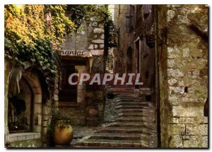 Modern Postcard The French Riviera St Paul de Vence Montee Church