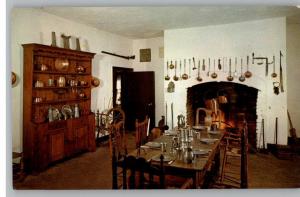 Postcard~Hammond Harwood House Kitchen~Annapolis,MD