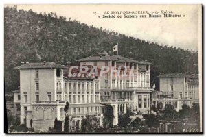 Old Postcard Mont Des Oiseaux near Hyeres to Wounded Soldiers Relief Society