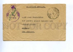 196269 WWII EGYPT to NEW ZEALAND 1942 year RP cover censor