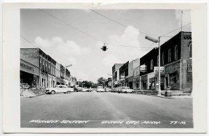 Union City MN Street View Vintage Store Fronts RPPC Real Photo Postcard