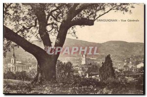 Old Postcard Draguignan Vue Generale