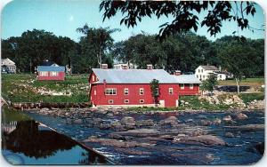 Postcard NY Hawkinsville Brant Excelsior Mill Black River I1