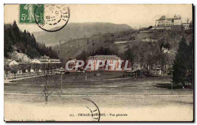 Uriage les Bains - Generale view - Old Postcard