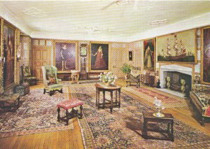 Sussex Postcard - Parham Park - Great Parlour - Ref TZ8453