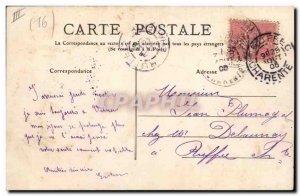 Postcard Old Post Angouleme Hotel Post