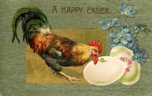 Greeting - Easter.  Rooster (Winsch)