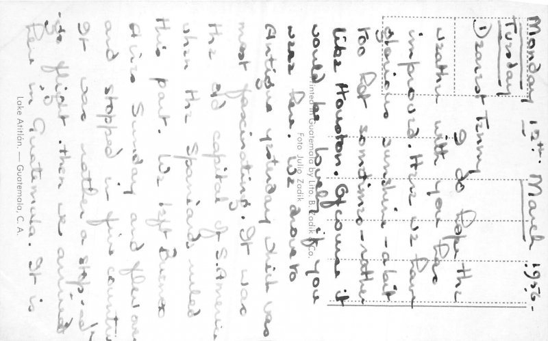 lot393 Guatemala Lake atitlan