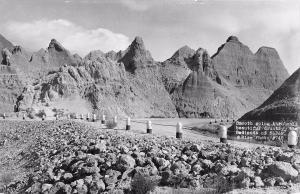 RPPC, SD  South Dakota   ROADWAY THROUGH THE BADLANDS   Rise #745 Photo Postcard