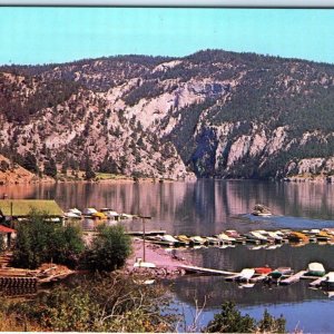 c1960s Helena, MT Lewis & Clark Landing Gate of the Mountain Chrome Photo PC A65