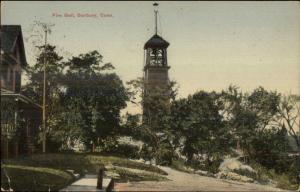 Danbury CT Fire Bell c1910 Postcard