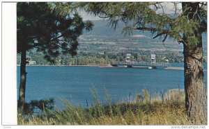 Okanagan Lake at KELOWNA , B.C. , Canada , 50-60s
