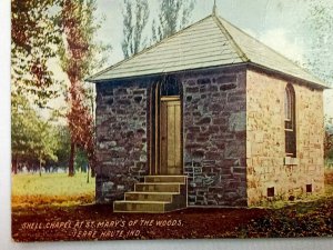 Vintage Postcard 1909 Shell Chapel St. Mary's the Woods Terre Haute ID Indiana