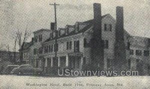 Washington Hotel in Princess Anne, Maryland