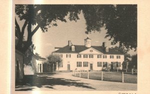 Vintage Postcard 1910's West Front Mansion Mount Vernon Va. Virginia