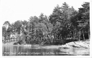 1950s Pine Point Weeks Cottages Greenland New Hampshire Photo Postcard 21-4099