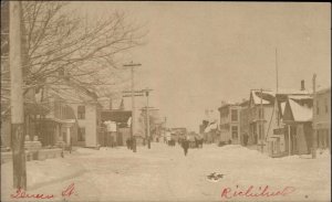 Richelieu Quebec Street Scene c1910 Real Photo Postcard