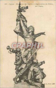 Postcard Old Lyon Monument Mobiles and Legionnaires Rhone by Pagny
