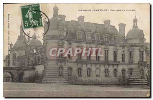 Old Postcard Chateau de Chantilly View from portorre