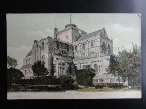 Hampshire ROMSEY ABBEY nr Southampton - Old Postcard by F.G.O. Stuart 591