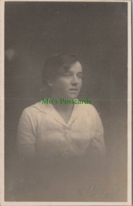 Ancestors Postcard - Fashion, Real Photo Portrait of a Lady, Kelso Photo RS28389