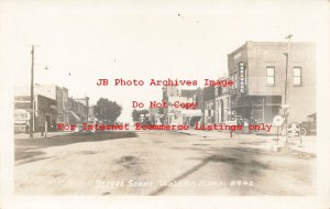 MN, Walker, Minnesota, RPPC, Street Scene, Business Area, Pearson Photo No N942