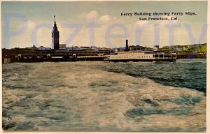 The Ferry building Showing Slips In San Francisco Bay San Francisco