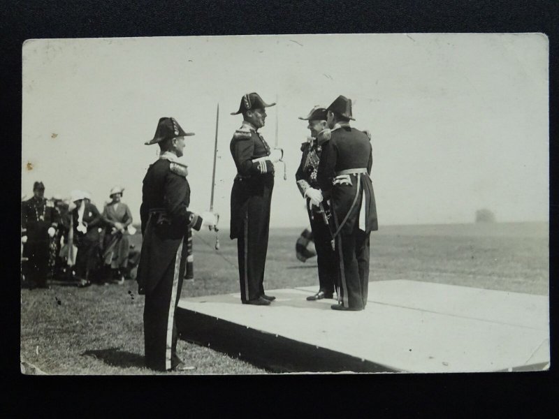 2 x SHOTLEY BARRACKS HMS Ganges KINGS BIRTHDAY c1933 RP Postcard Edith F. Driver