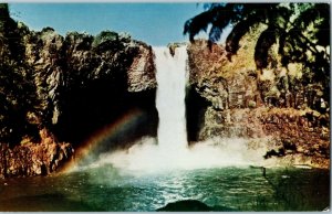 Rainbow Falls near Hilo Hawaii Postcard