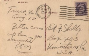 vacation postcard: Help! We Need Men Around Here!!