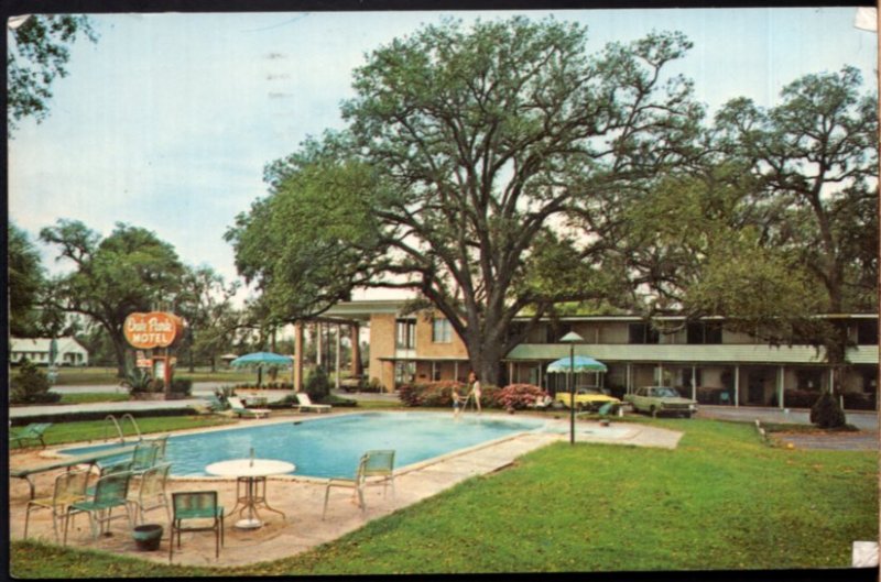 Georgia BRUNSWICK Quality Motel - Oak Park on U.S. 17 - pm1970 - Chrome