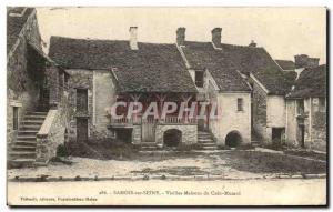 Old Postcard Samois-sur-Seine Old Houses Corner Musard