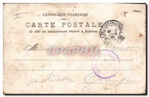 Old Postcard Belfort Castle and Lion