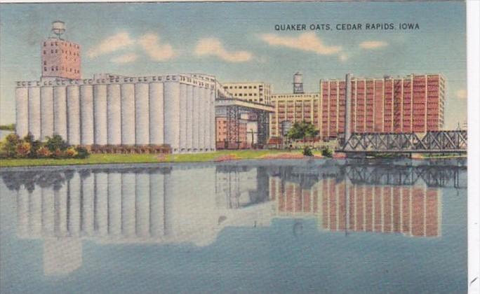 Iowa Cedar Rapids Quaker Oats Company Curteich