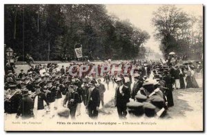 Old Postcard Compiegne festivals of Jeanne d & # 39arc L & # Municipal 39harm...