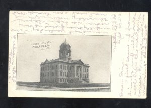 ABERDEEN SOUTH DAKOTA COURT HOUSE VINTAGE POSTCARD MELLETT S.D.