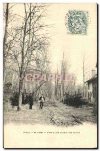 Old Postcard Saint Leu En Foret The Eauriette Chemin Des Claies