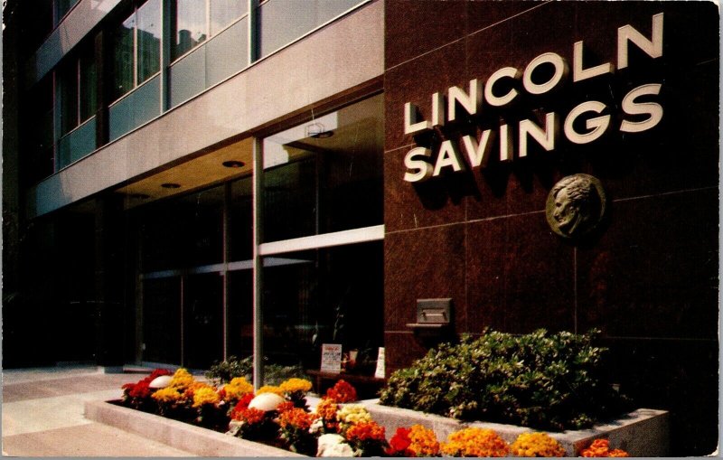 Postcard Lincoln Savings and Loan Association in Los Angeles, California~139733