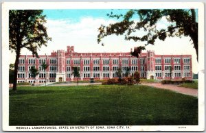 Medical Laboratories State University Of Iowa City IA Building Grounds Postcard