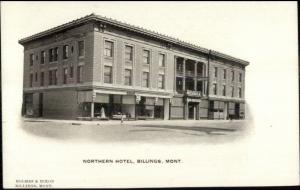 Billings MT Northern Hotel c1910 Postcard rpx